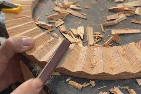 Unique Wall Clock Design Inspired By Wristwatches // Woodworking Project From Wooden Pallets