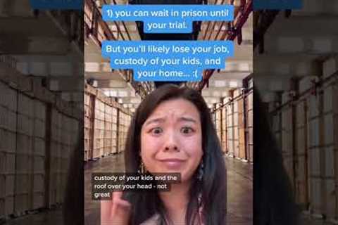 What happens if you get arrested?! #money #bail #jail #prison #bond #lawyer #trial #truecrime