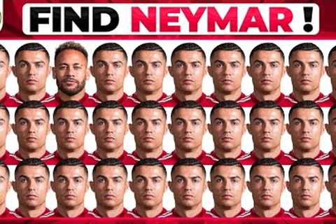 Neymar Quiz ~ Find Neymar Jr ? 🔎 Guess the player club ⚽ Find Ronaldo ? Messi ? Mbappe ?