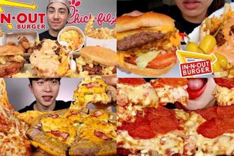 ASMR Fast Food Mukbang Compilation 32 | Fast Food Asmr | Satisfying eating sounds