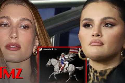 Hailey Bieber Reignites Selena Gomez Feud Rumors With Beyoncé Post | TMZ TV