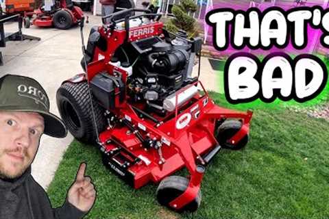 HE LET US BORROW HIS MOWER FOR FREE SO WE HOOKED HIM UP!