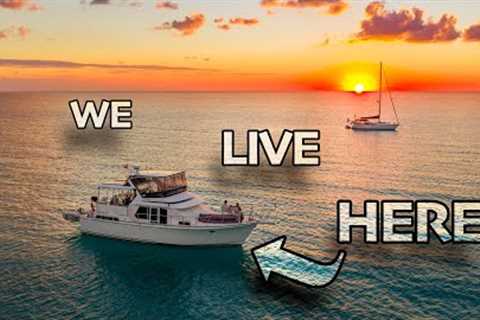 LIVING on a BOAT: Visiting CHARMING Mid-EXUMA Towns on our 44 Cockpit MOTOR YACHT | Ep.71