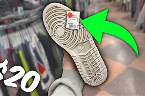 This THRIFT STORE Had Someone's ENTIRE Sneaker Collection!