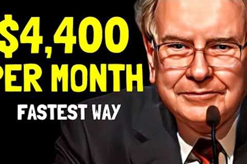 Warren Buffett: The FASTEST Way To Living Off Dividends! ($4400/month)