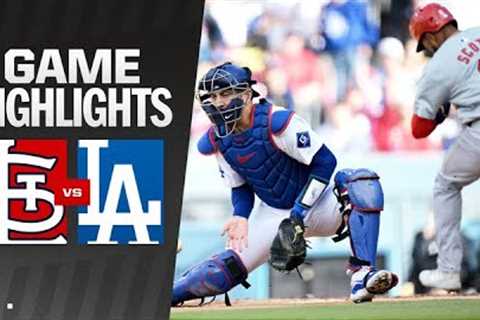 Cardinals vs. Dodgers Game Highlights (3/31/24) | MLB Highlights