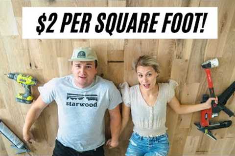 DIY Hardwood Flooring - How We Saved Thousands On REAL Hardwood