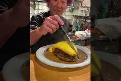 This is the best Omurice at Kichi Kichi Omurice in Kyoto Japan! #Japan #shorts