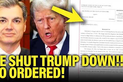 Judge Quickly STRIKES BACK at Trump with EXPANDED Gag Order