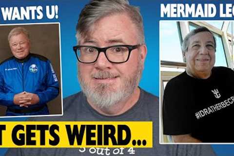 STRANDED CRUISE COUPLE NOT HAPPY, Super Mario Health Issue, William Shatner WANTS YOU to Cruise