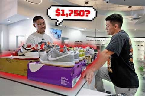 Buying Sneakers from Customers in our Store!