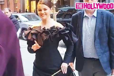 Selena Gomez Brushes Off Drama With Hailey Bieber Over The Beyonce 'Jolene' Post In New York, NY