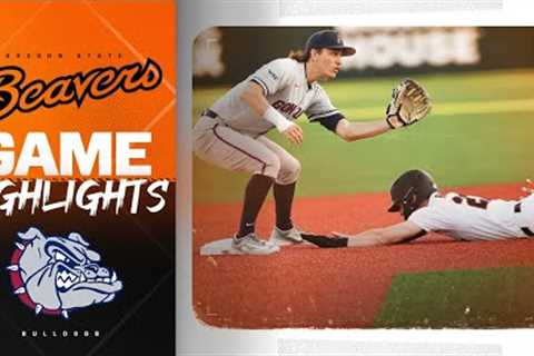 Oregon State Baseball Highlights: 4/1/24 vs. Gonzaga