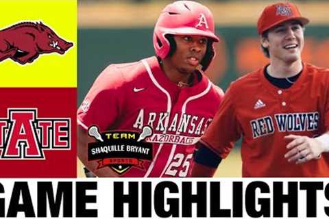 #1 Arkansas vs Arkansas State Highlights | NCAA Baseball Highlights | 2024 College Baseball