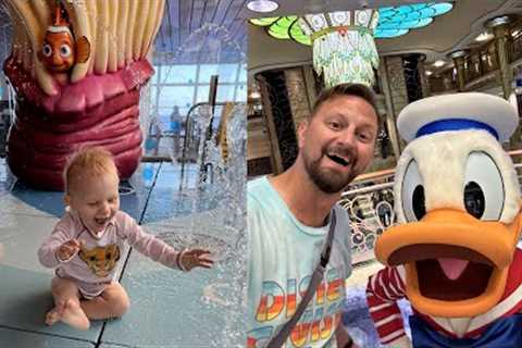 Spring Break 2024 Disney Fantasy Cruise Day At Sea! Drawing Class, Splash Pad Fun &amp; Adult Game..