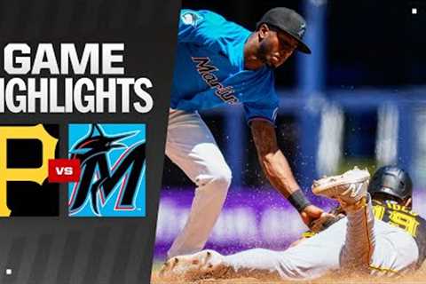 Pirates vs. Marlins Game Highlights (3/31/24) | MLB Highlights