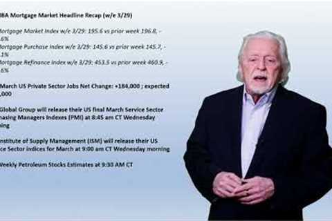ADP Jobs Numbers Surprise in its strength...Ira’s Morning Flash Video for 4 3 2024