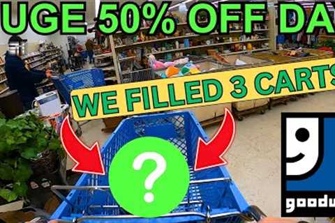 THIS WAS THE GOODWILL THRIFT STORE SALE OF A LIFETIME