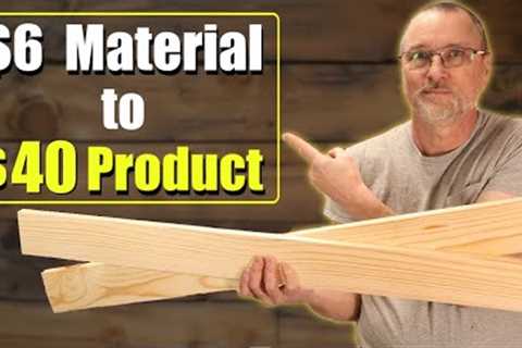 Small Woodworking Project to Build and Sell ~ Low Cost - Beginner Friendly #woodworking
