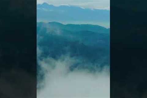 Aerial photography of beautiful scenery, travel together