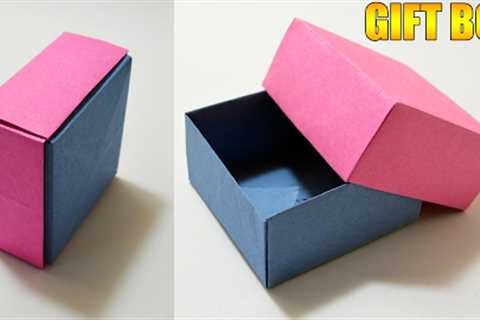 Origami GIFT BOX with Cover - Easy