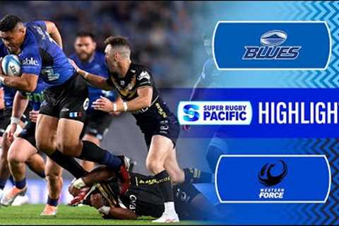 HIGHLIGHTS | BLUES v FORCE | Super Rugby Pacific | Round 7