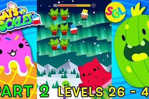 Cats vs Pickles Game App Levels 26-45 | Free Game App | SmilesGigglesLaughs iPhone iPad Gameplay