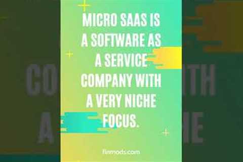 11 Reasons, why Micro SaaS is the Future of Software #shorts
