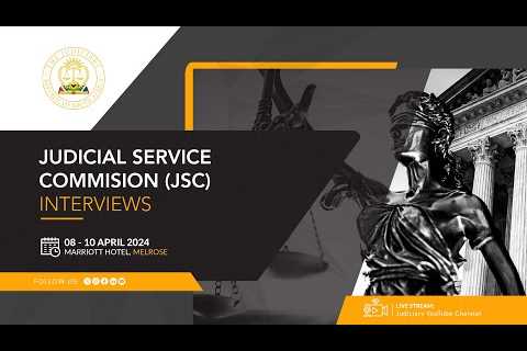 Judicial Service Commission Interviews: 8 April 2024