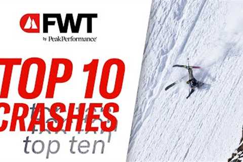 Top 10 Crashes of the 2024 Freeride World Tour