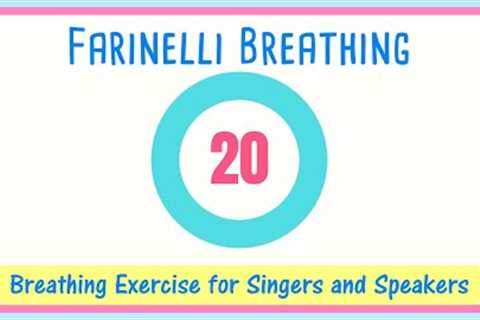 Farinelli Breathing Exercise for Singers | 20 Second | Breath Management