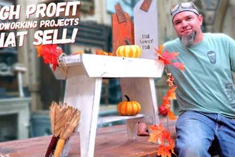 6 More Woodworking Projects That Sell - Fall Edition- Make Money Woodworking (Episode 21)