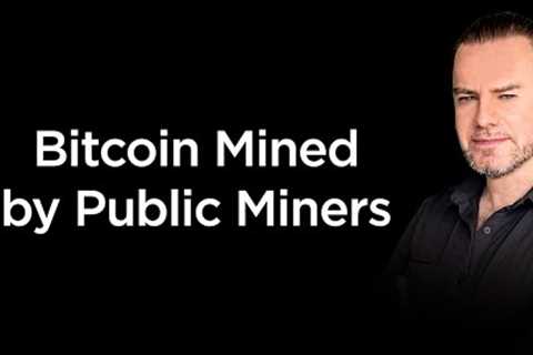 # of Bitcoin Mined (March 2024) by Public Miners