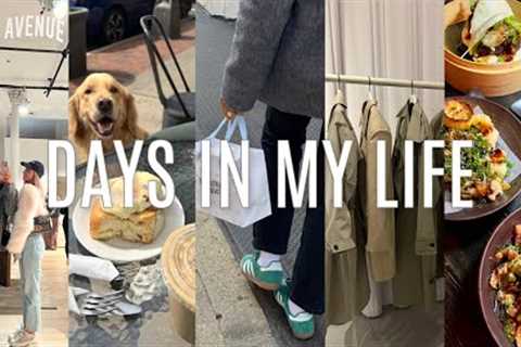 VLOG: shopping in NYC, djerf avenue pop up, easter sunday, pastaramen date night + more