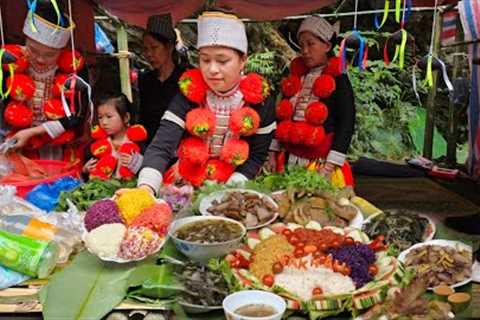 Participate Festival Of Cooking Sticky Rice, Catching Fish &amp; Catching Ducks