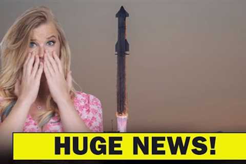 Elon Musk shares HUGE update on Starship program!