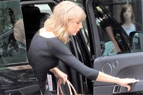 Taylor Swift Caught in Travis Kelce Car After Arriving Separately at Birthday Party 08th April 2024