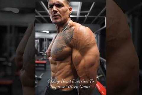 Improve your ‘Tricep Gains’ with these 4 long head focused exercises💪#triceps #gym