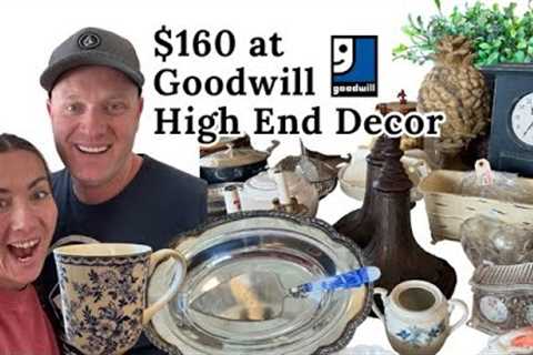 We Spent $160 At Goodwill on High End Home Decor - Reselling