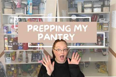 PANTRY PREPPING SET UP / ORGANISING &amp; PLANNING FOR BEGINNER STOCKPILING / FOOD STORAGE