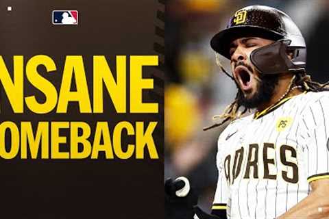 WHAT A COMEBACK! Fernando Tatis Jr. completes INSANE PADRES COMEBACK with a CLUTCH HOME RUN!