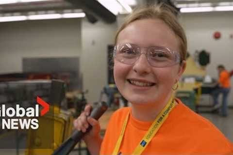 BC program exposes high school girls to a future in skilled trades: See it so you can be it