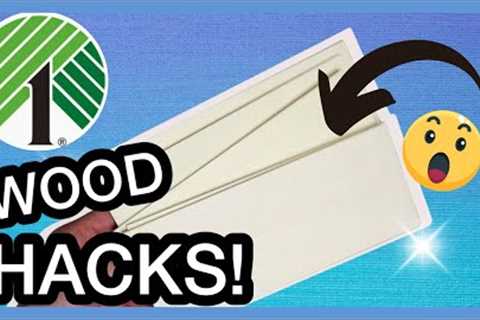🤯 BRILLIANT WAYS TO USE DOLLAR TREE WOOD ITEMS | DOLLAR TREE WOOD CRAFTS!