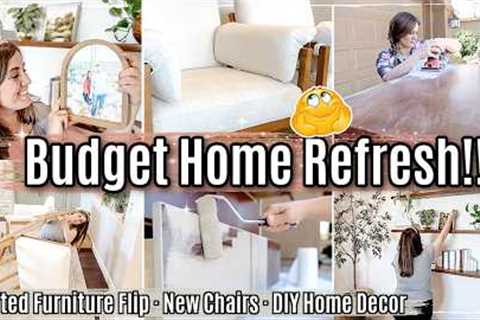 2024 HOME REFRESH :: Thrifted Furniture Flip, New Living Room Furniture &amp; Budget Home Decor