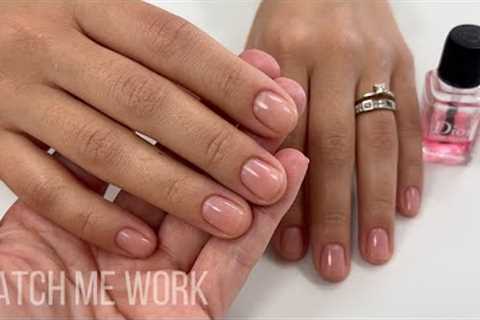 Minimal Manicure with Dior Nail Glow
