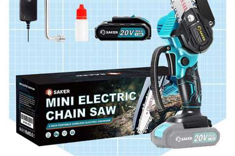 The Portable Chainsaw Cuts through Thick Logs In Seconds - And It's Half Off