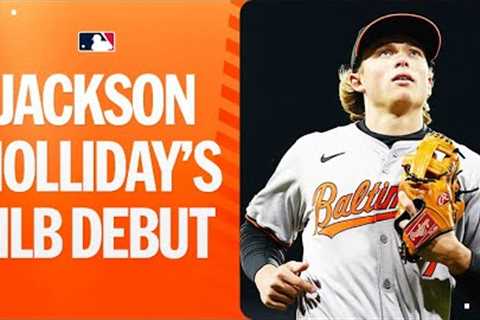 No. 1 Prospect debuts! Full recap of Jackson Holliday's first MLB game!