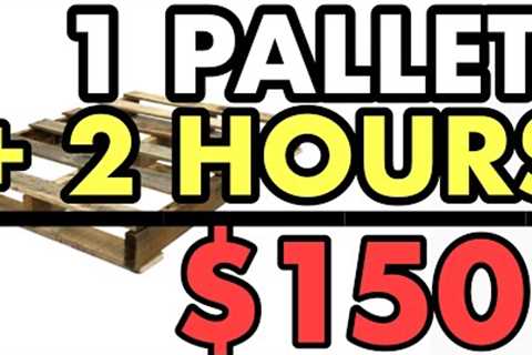 Build THIS Simple Pallet Wood Creation - You Won't Believe How Quickly It Sells!