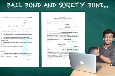 Bail bond and Surety Bond Explained | FORMAT | GO LEGAL