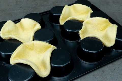 With this trick stolen from a restaurant, I surprised all the guests! Puff pastry baskets - BOMB!